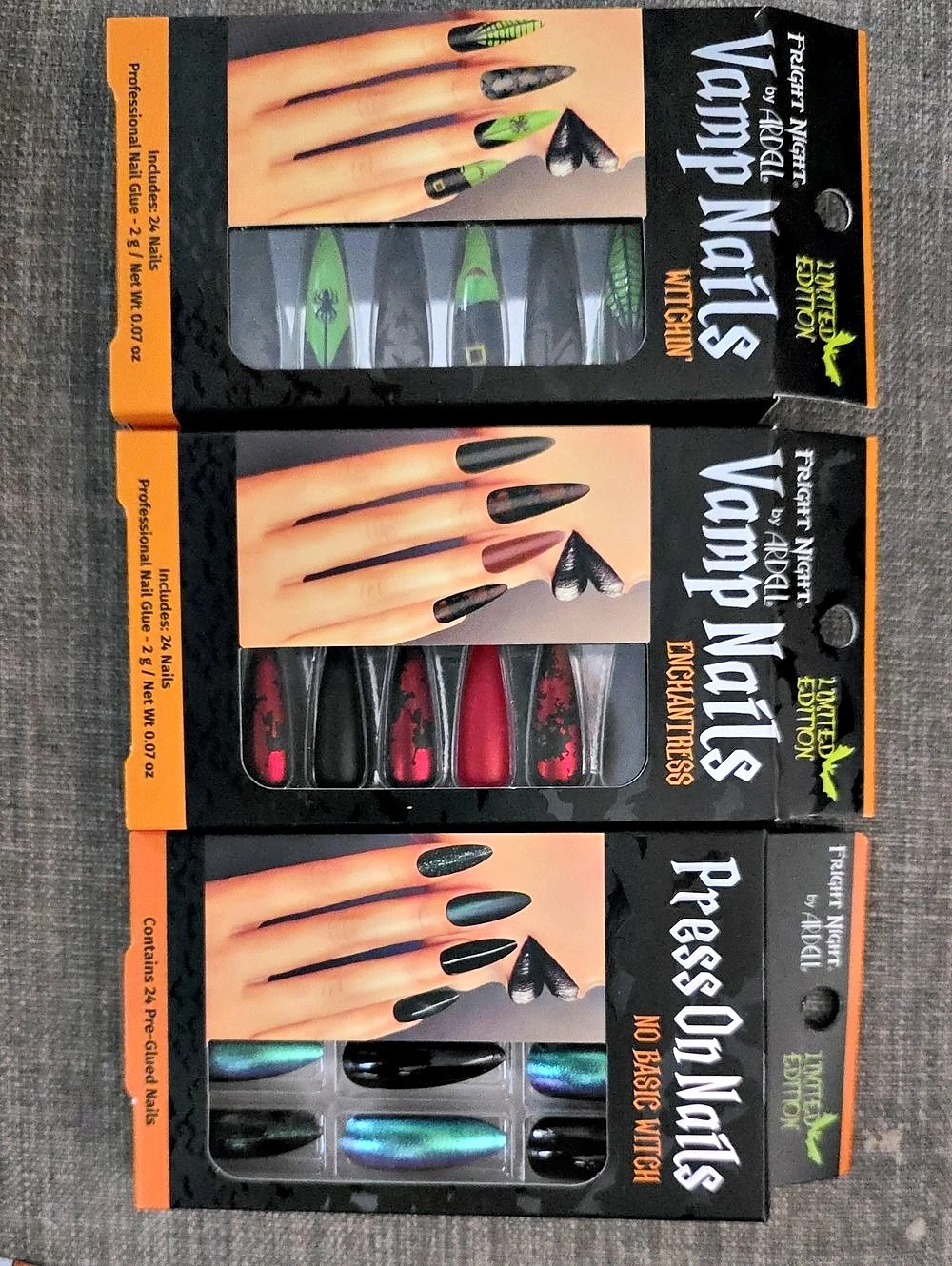 Fright Night by Ardell Vamp Nails Press-On Nails Set NWT